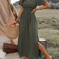 Elegant Women's Long Dress with Wide Sleeves and Stylish Neckline, Perfect for Formal Occasions and Casual Wear-6