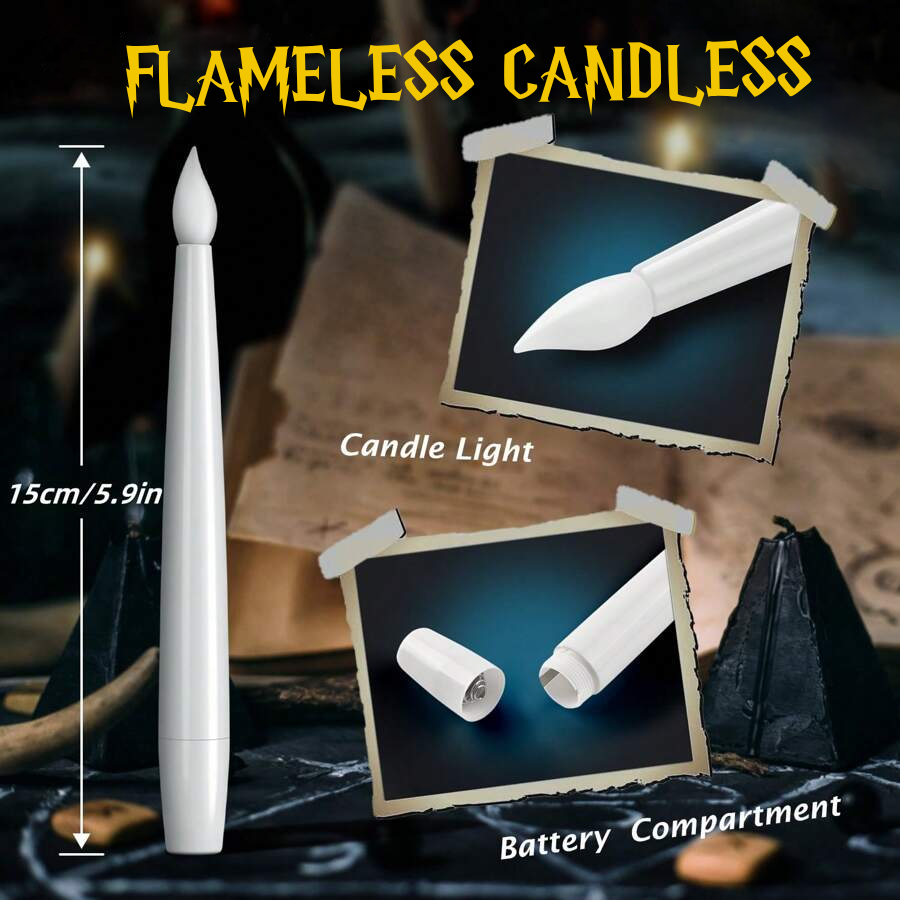 Movie-Inspired Flameless Lights for Magical Household Decor – Incendio Enchanted Floating Candles