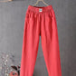 Variant image for Loose-Fitting White Linen Pants for Women, Breathable Flax Trousers for All Occasions, Comfortable and Stylish-25