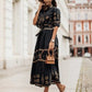 Variant image for Stylish Women's Summer Midi Dress with Unique Pattern for Versatile Occasions-6