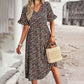 Elegant Floral Print Midi Dress - Versatile Summer Wedding Guest Dress for Work and Social Occasions-2