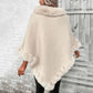 Cozy Warm Women's Poncho - Slouchy Cowl, Acrylic, For Fall