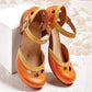 Elegant Women's Sandals with Low Heel for Comfort, Versatile Design for Casual and Formal Occasions-2