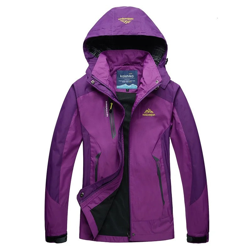 Water-Resistant Women's Ski Jacket - Midlength, Breathable Winter