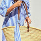 Variant image for Classic Striped Women's Dress with Lace Trim, Elegant Summer Dress for Versatile Styling-10