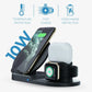 3 In 1 Cordless Charging Dock Station Desk Organizer