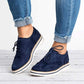 Variant image for Women's Moccasins with Lace Closure, Lightweight and Durable Ladies Moccasin Shoes for Casual and Work Wear-19