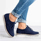 Women's Moccasins with Lace Closure, Lightweight and Durable Ladies Moccasin Shoes for Casual and Work Wear-5