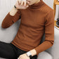 Men’s Fitted Turtleneck Sweater - Slim Fit Cotton Blend