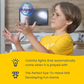 LED Flying Magic Orb Drone Toy - 360° Rotating UFO Ball for Kids, Safe & Battery-Powered Fun