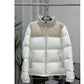 Unisex Insulating Puffer Coat - Stand Collar, Cotton