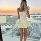 Elegant Floral Mini Dress for Women - Flattering Cocktail Dress for Wedding Guests and Summer Events-3