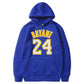 Plush Men's Basketball Hoodie - Pullover Polyester Game Day