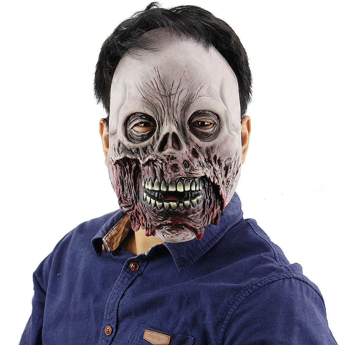 Zombie Halloween Mask Realistic Latex Cosplay Haunted
