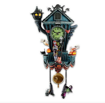 Clock Staring Resin Pendant Ornament Gothic Halloween