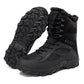Anti-Slip Men's Snow Boots - High-Top Platform, Faux Fur