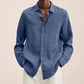 Elegant Linen Shirt for Men - Breathable Trendy Fit for All Occasions, Cozy Summer Wear, Multi-Use Casual Attire