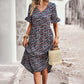 Variant image for Elegant Floral Print Midi Dress - Versatile Summer Wedding Guest Dress for Work and Social Occasions-9
