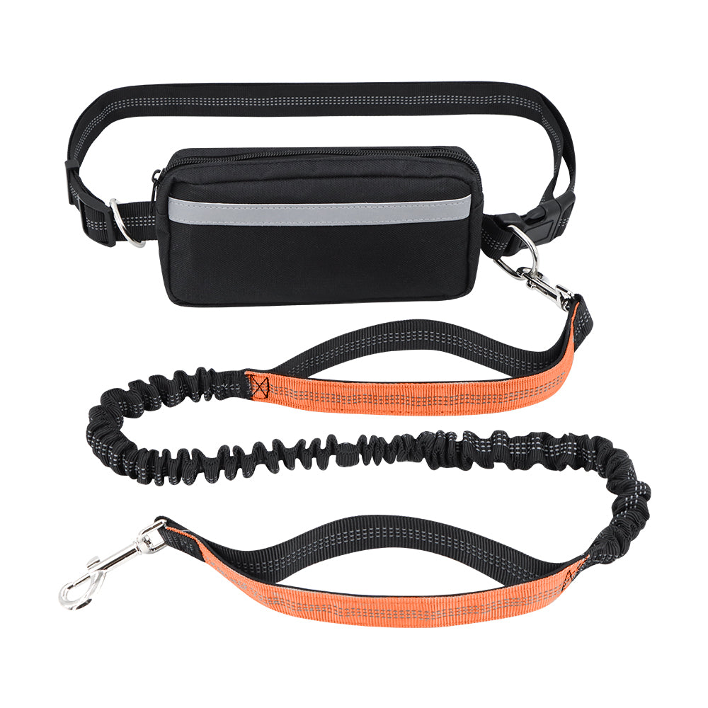 Leash Dog Double-Handle Hands-Free Bungee Reflective Walking Leash Fall 2025 Safe Control