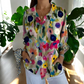 Variant image for Vintage Floral Womens Blouse, Lightweight Summer Top with Button Front and Relaxed Fit-25