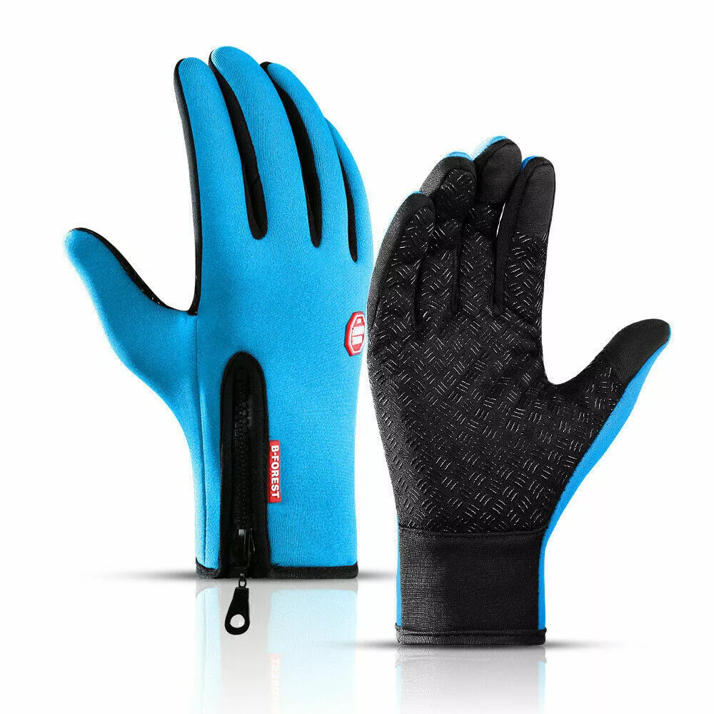 Windproof & Water-Resistant, Anti-Slip Unisex Gloves for Cycling and Cold Weather – Winter Thermal Touchscreen Gloves