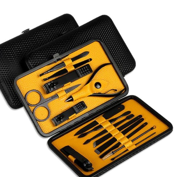Manicure2025 Edition Kit Stainless Steel Pro-Grade Nail Kit With Travel Case Holiday Gift