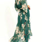 Elegant Long Summer Dress for Women with Deep Neckline, Flattering Fit, Perfect for Wedding Guests and Formal Occasions-3