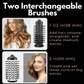3-in-1 Rotating Hair Dryer and Styler with Flexible Temperature for Effortless Curls and Waves