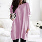 Cozy Oversized Women Tunic Pullover - Long Sleeve Knit