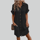 Elegant Shirt Dress for Women - Multi-Use Office and Casual Wear, Flattering Fit for All-Day Comfort