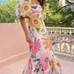 Elegant Floral Maxi Dress for Women - Versatile Summer Wedding Guest Dress, Comfortable Fit, Lightweight Fabric-2