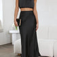 Variant image for Stylish Women's Set with Sleeveless Top and Long Maxi Skirt for Casual and Formal Occasions-9