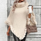 Cozy Warm Women's Poncho - Slouchy Cowl, Acrylic, For Fall