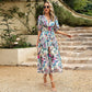 Elegant White Maxi Dress for Women, Long Sleeve Flattering Fit for Special Occasions and Parties-3