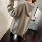 Warm Cozy Women's Oversized Hoodie - Knit, Regular