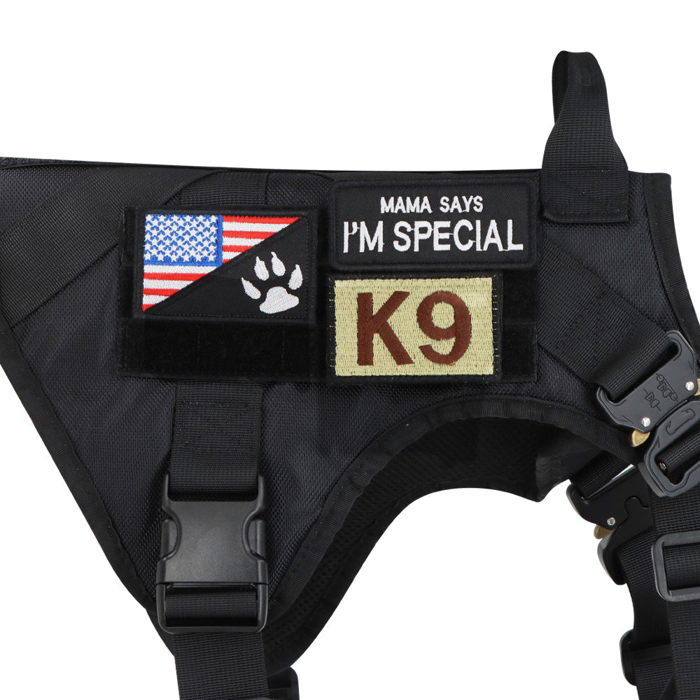 Tactical2025 Edition Dog Harness System All-In-One Training Bundle No-Pull Harness MOLLE Pouches Travel Water Bowl Holiday