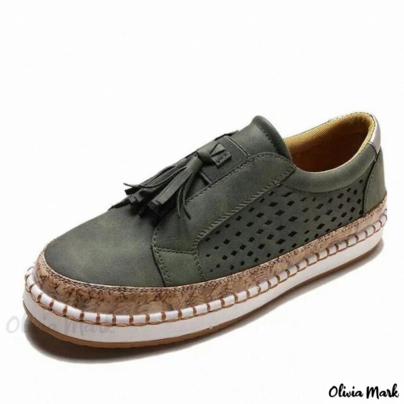 Moccasin Slippers for Women, Comfortable Low Heel Slip-On Shoes in Various Colors-3