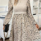 Elegant Floral Print Womens Dress with Long Sleeves for Summer and Formal Occasions-4
