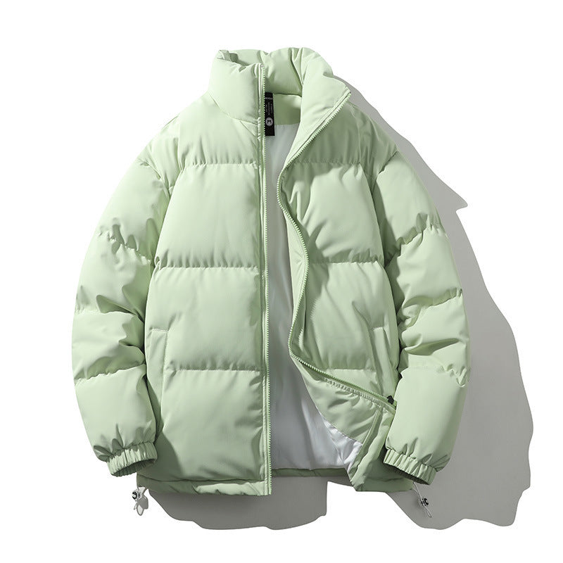 Relaxed Warm Men Down Coat - Boxy Puffer, Polyester, Urban