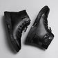 Supportive High Top Boots - Lace Up, Leather, Regular