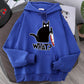 Men’s Oversized Hoodie - Graphic Pullover, Wool Lined Casual