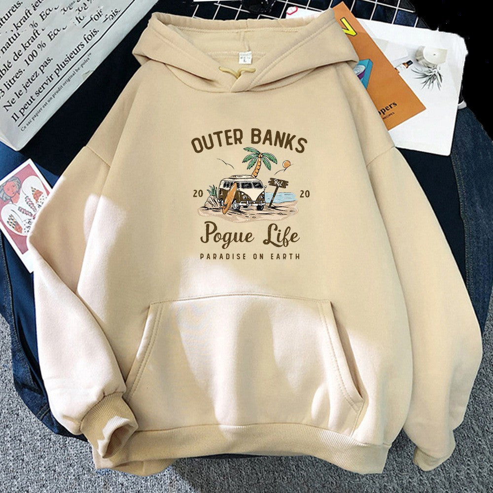 Cozy Oversized Unisex Hoodie - Pullover, Polyester, Casual