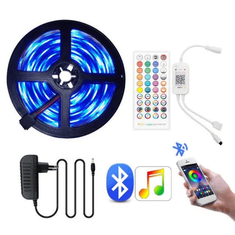 LED RGB Strip Lights 2835 App Music Sync Ambient Decor