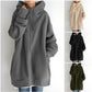 Womens Warm Fleece Hoodie - Oversized, Brushed Fleece