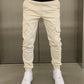 Variant image for Comfortable Loose Fit Black Cargo Pants for Women with Practical Pockets and Elastic Waistband-7