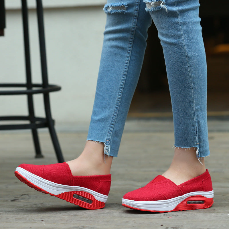slip-on, canvas, everyday wear – Light, durable women's canvas slip-on shoes