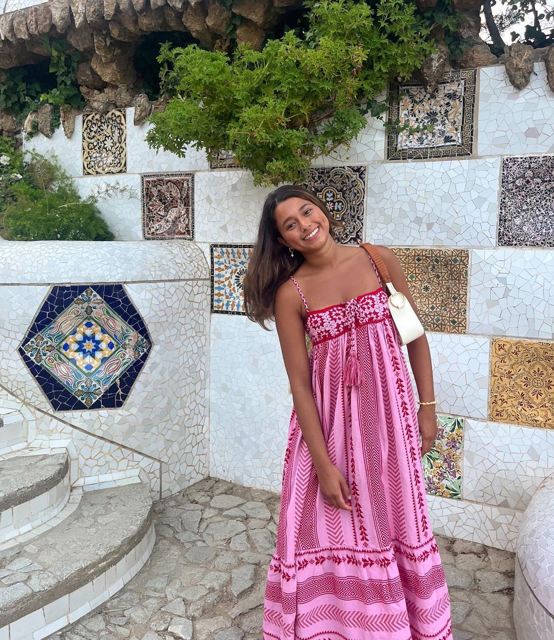 Elegant A-Line White Maxi Dress for Women with Romantic Details - Perfect Long Dress for Summer Occasions-6