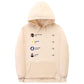 Men's Oversized Hooded Sweater - Relaxed Fit, Fleece Casual