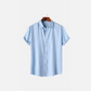 Variant image for Men's Linen Dress Shirt - Lightweight Flax Fabric, Elegant Regular Fit, Perfect for Casual and Formal Wear, Available in White, Light Blue, Beige-13