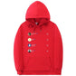 Men's Oversized Hooded Sweater - Relaxed Fit, Fleece Casual